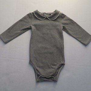 gray label onesie